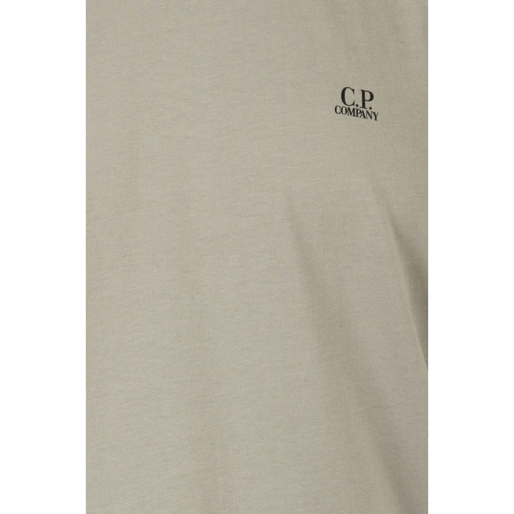 C.P. Company Grijze Jersey Goggle T-Shirt Gray Heren