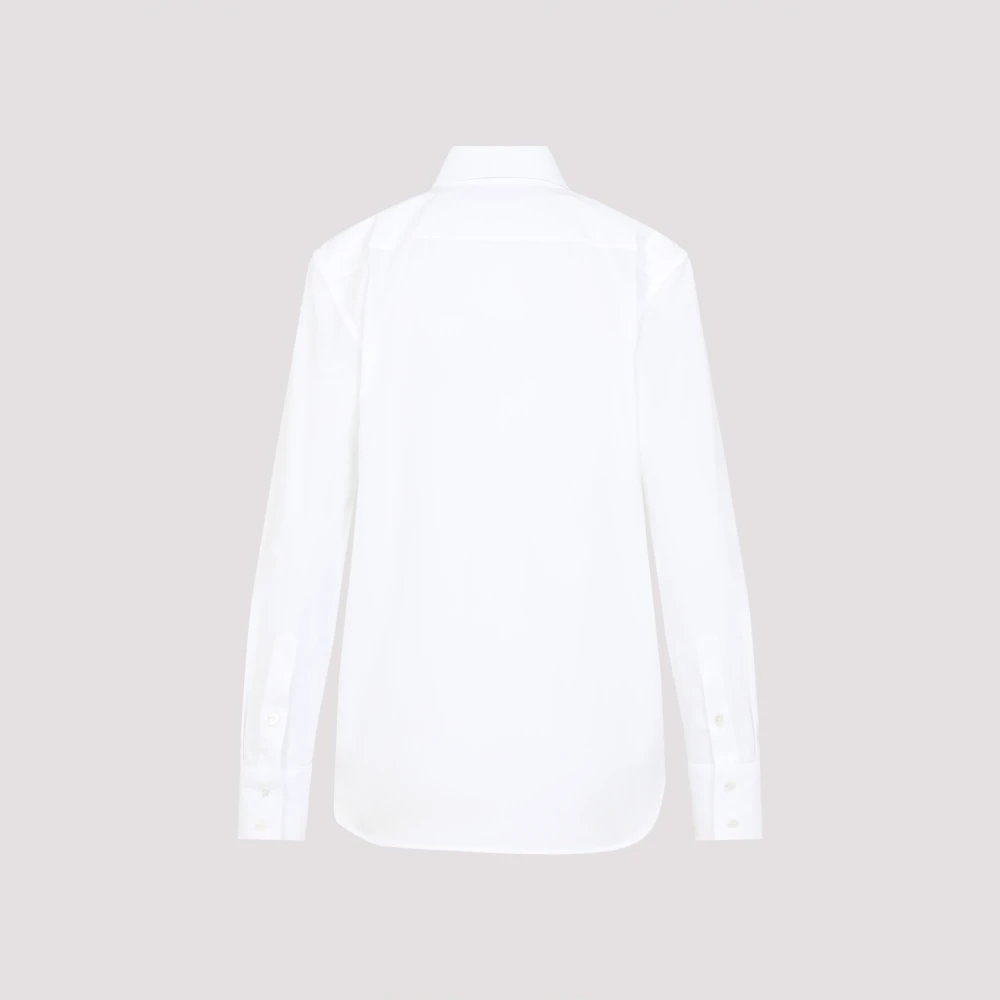 Valentino Wit Katoenen Overhemd Elegante Stijl White Dames