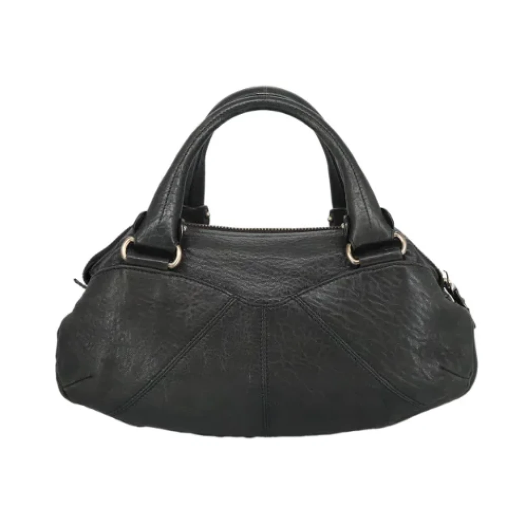 Salvatore Ferragamo Pre-owned Leather handbags Black Dames
