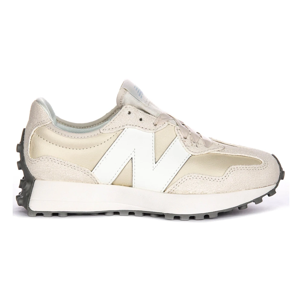 New Balance Women's Beige 70S Heritage Logo Sneakers