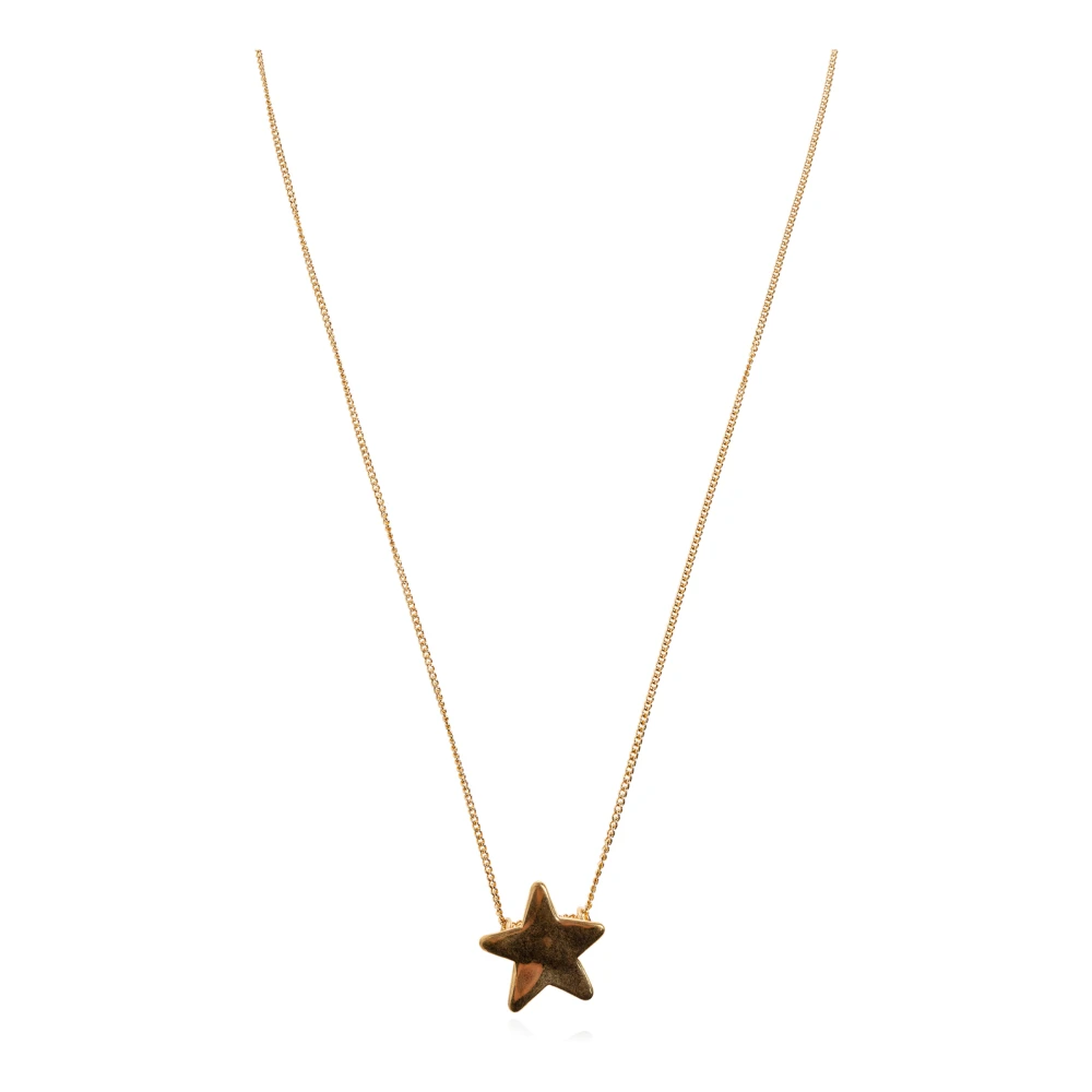 Jil Sander Kvinno Gul Accessoarer Dam, One Size, Pendant Necklace