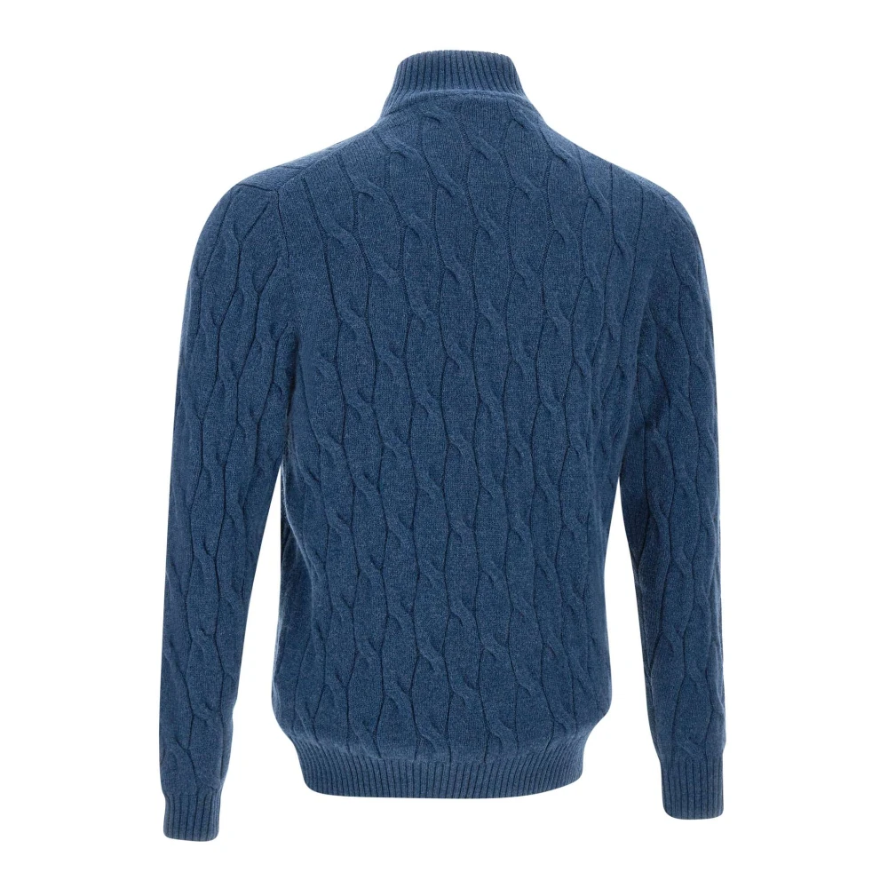 Filippo De Laurentiis Wol & Kasjmier Herentrui Blue Heren