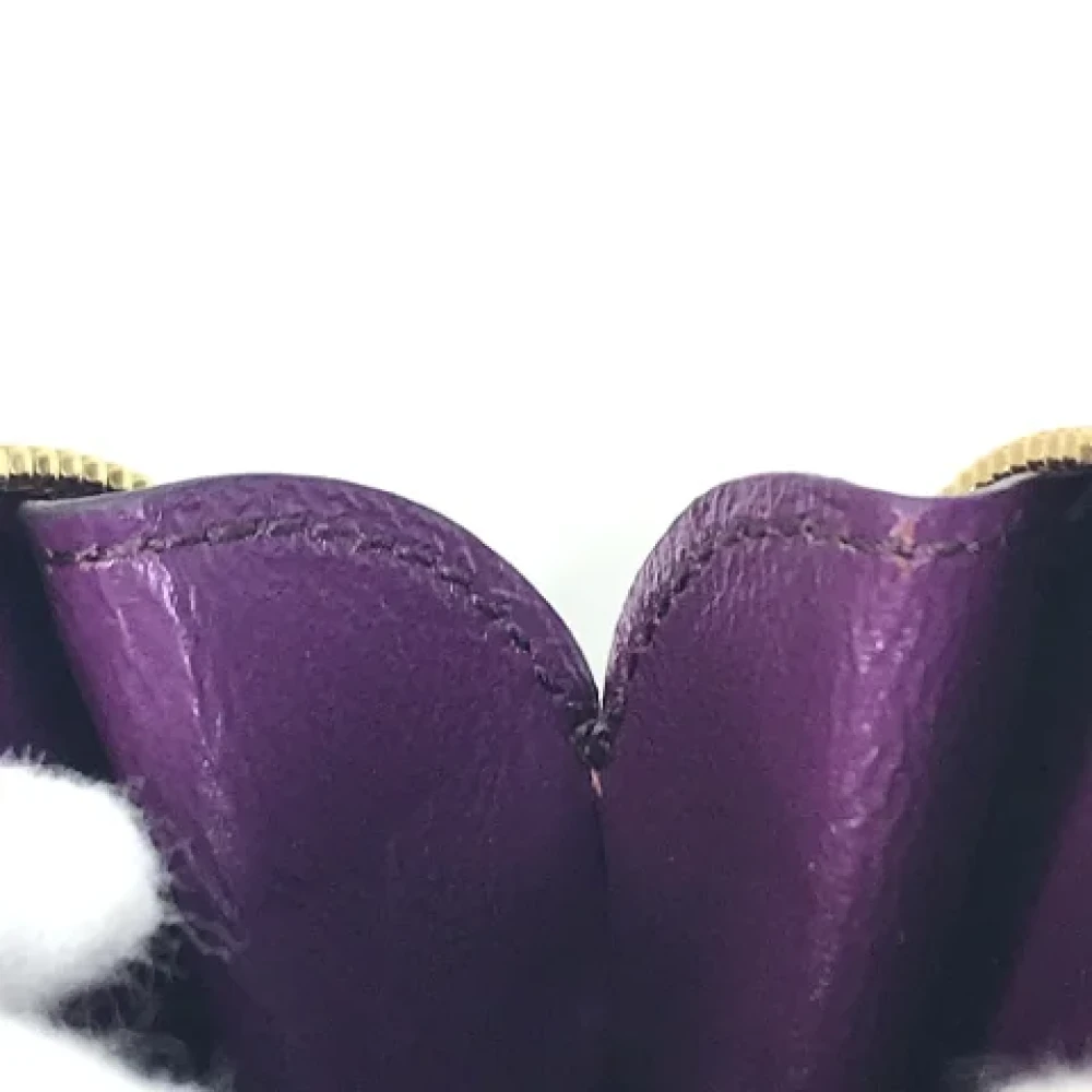 Salvatore Ferragamo Pre-owned Leather wallets Purple Dames