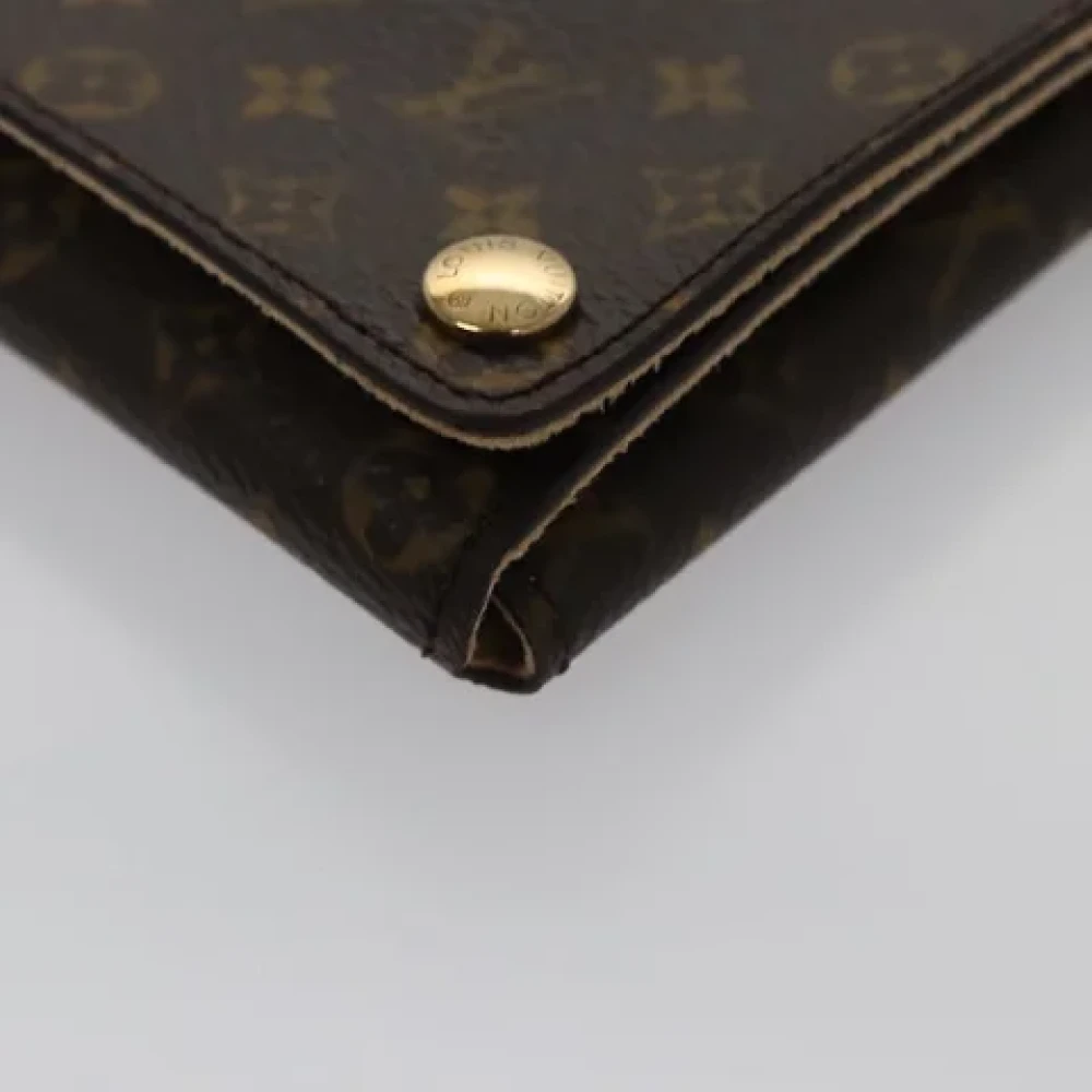 Louis Vuitton Vintage Pre-owned Canvas wallets Brown Unisex