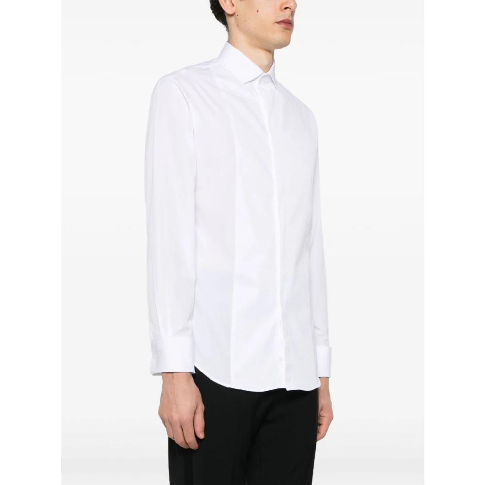 Emporio Armani Formal Shirts White Heren