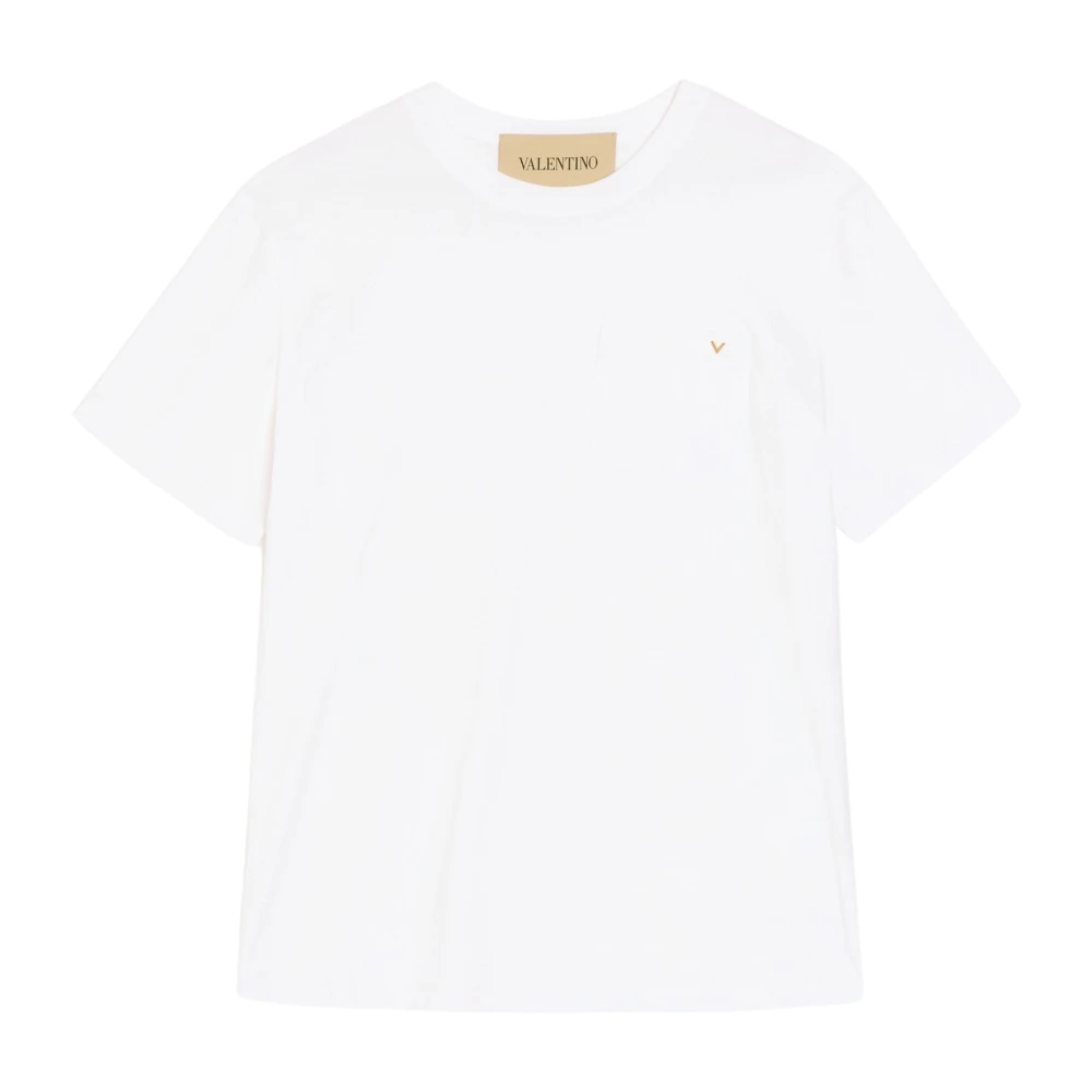 Valentino Garavani - Vgold Baumwoll-T-Shirt - Tops - Herren - Weiß - Xl - Bild 5