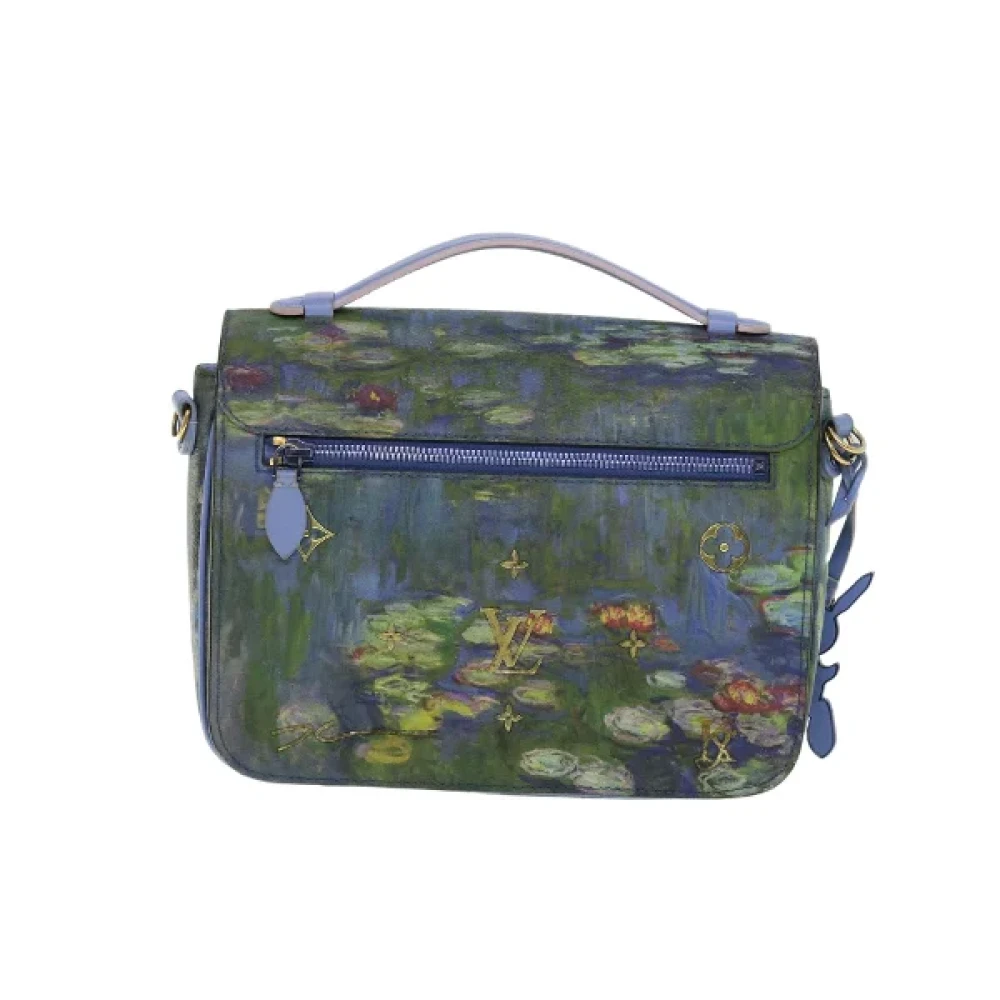 Louis Vuitton Vintage Pre-owned Plastic shoulder-bags Blue Dames