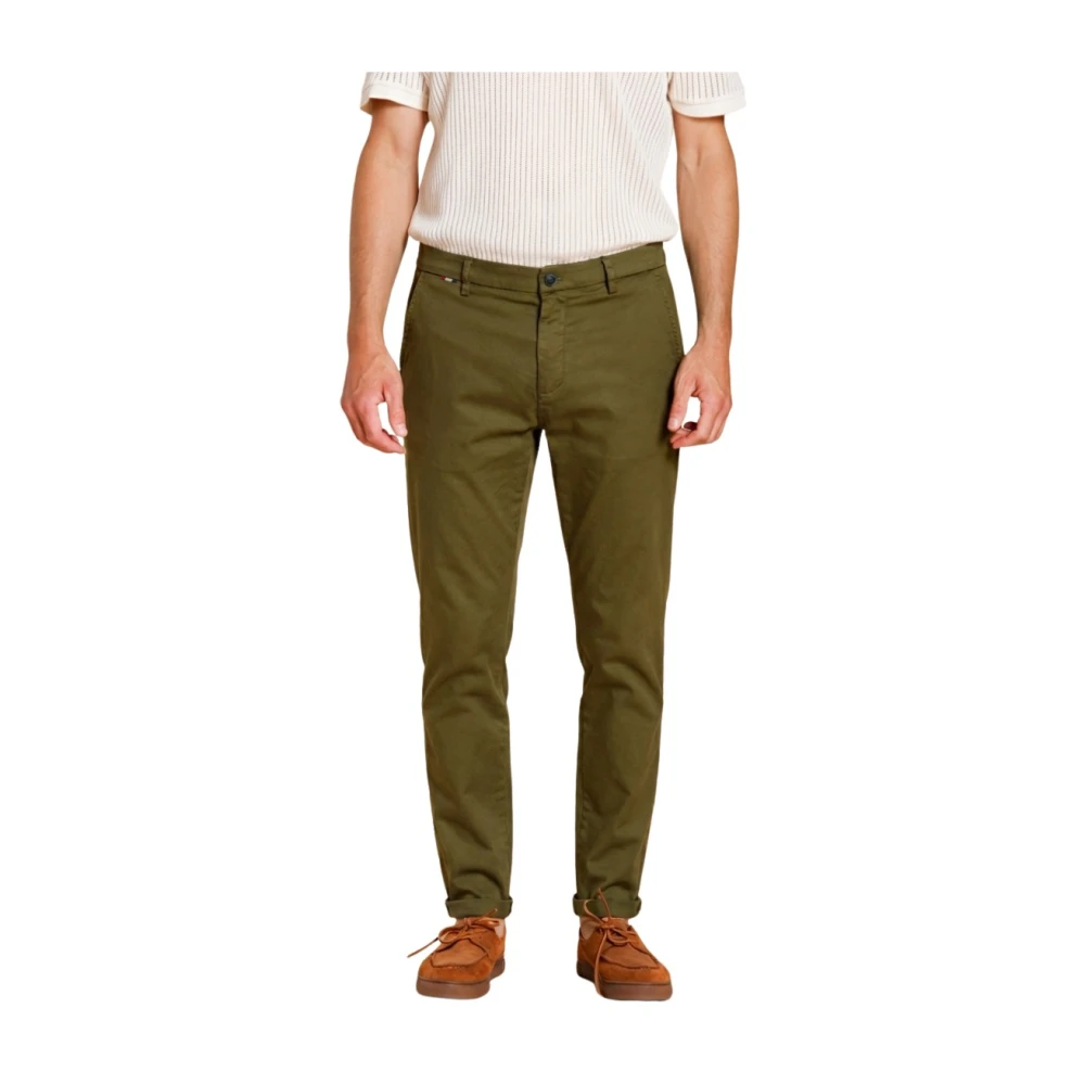Mason's Uomo Verde - Osaka Chino Pants - Trousers - L