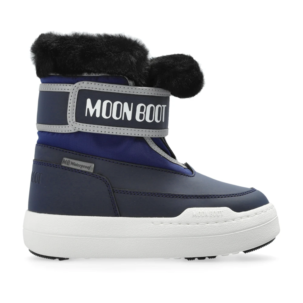 Moon Boot Kids Boots, Unisex, 27 Eu, Snow Boots Mb Jr Park Strap Blue