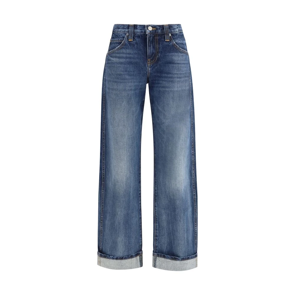 Khaite Women's Blue Karo Barrel Jeans