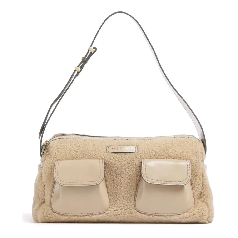 The Bridge Stijlvolle Schoudertas Beige Dames