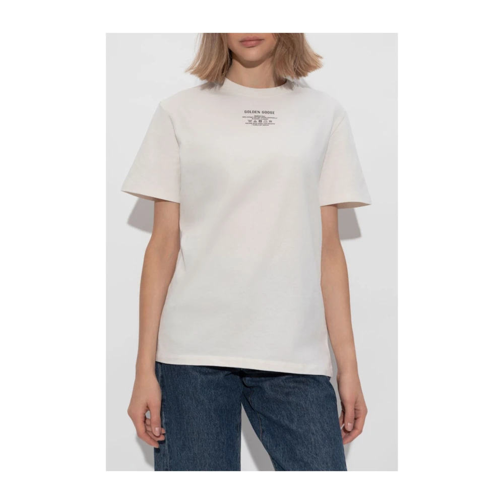 Golden Goose Stijlvolle T-shirts en Polo`s Collectie White Dames