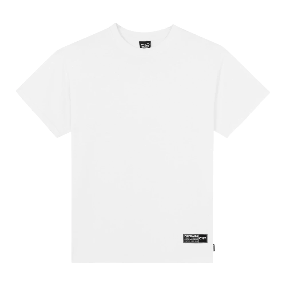Propaganda Katoenen T-shirt met korte mouwen White Heren