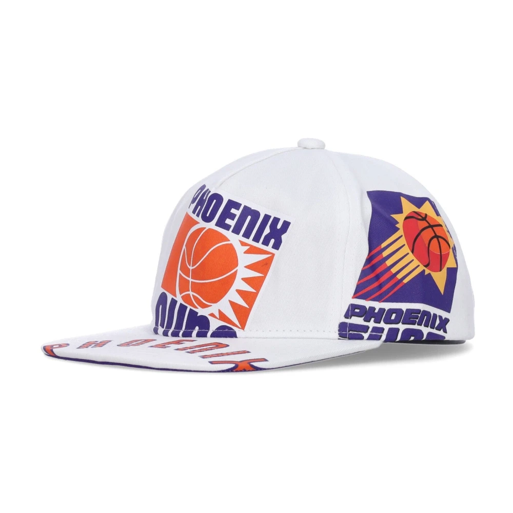 Mitchell & Ness NBA Phoenix Suns Platte Klep Pet White Heren