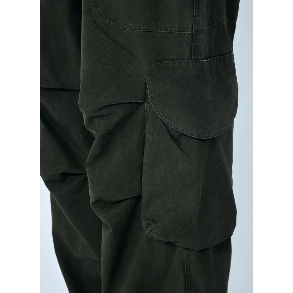 Entire Studios Canvas Cargo Broek Green Dames