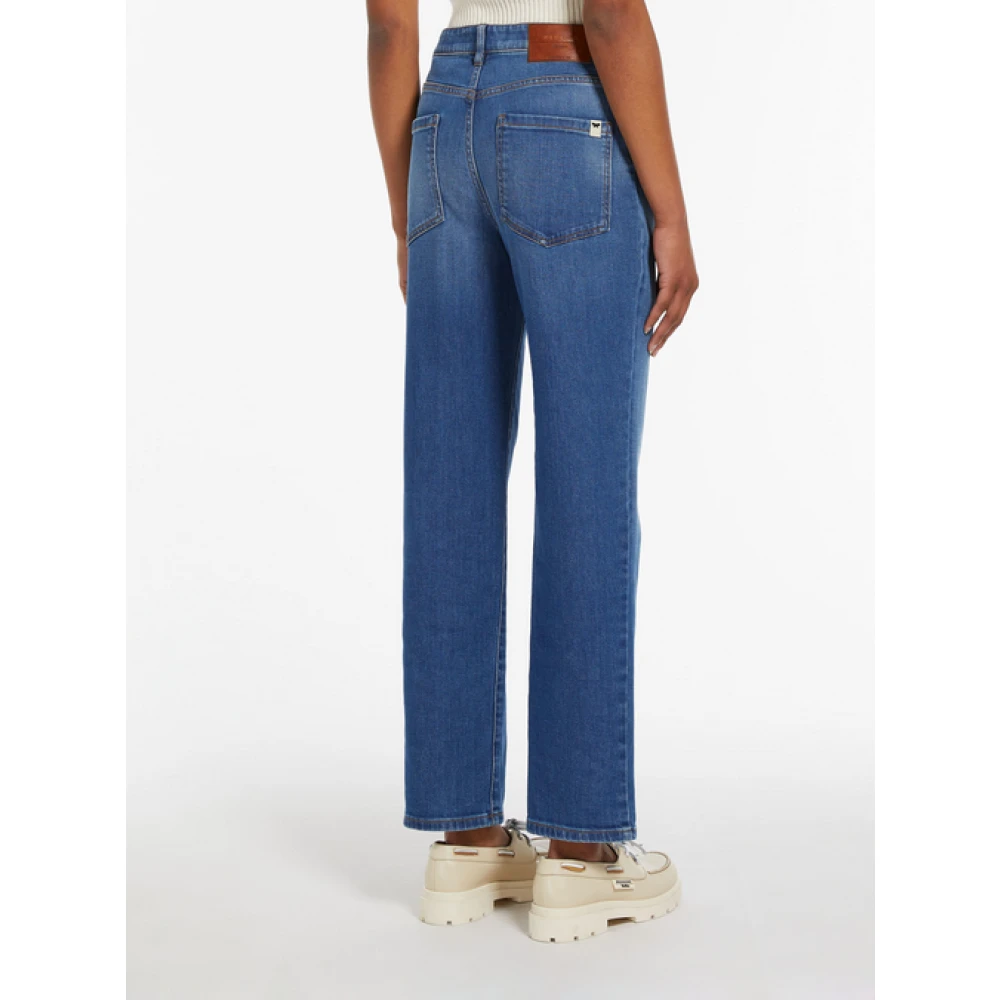 Max Mara Straight Jeans Blue Dames