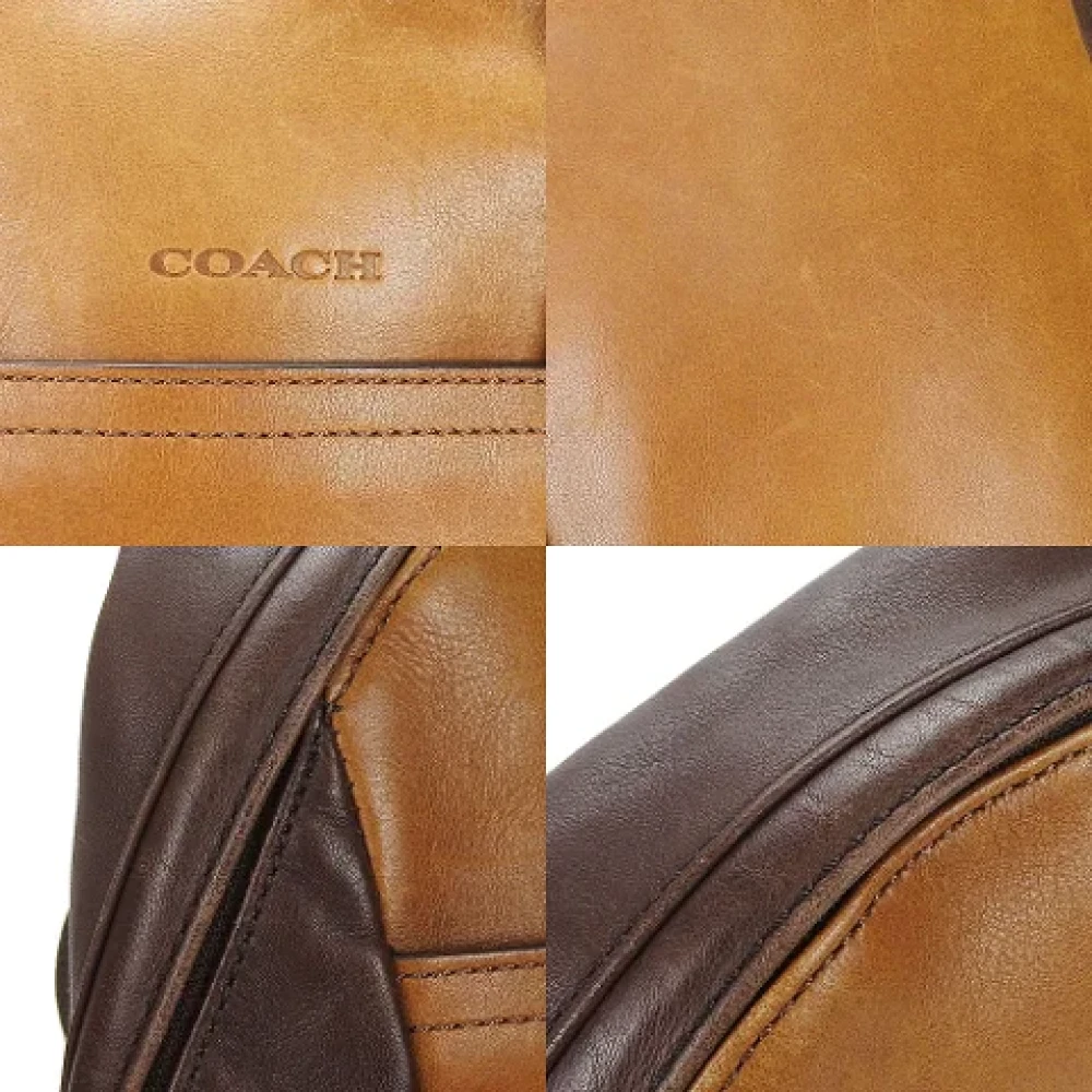Coach Pre-owned Leather shoulder-bags Brown Dames