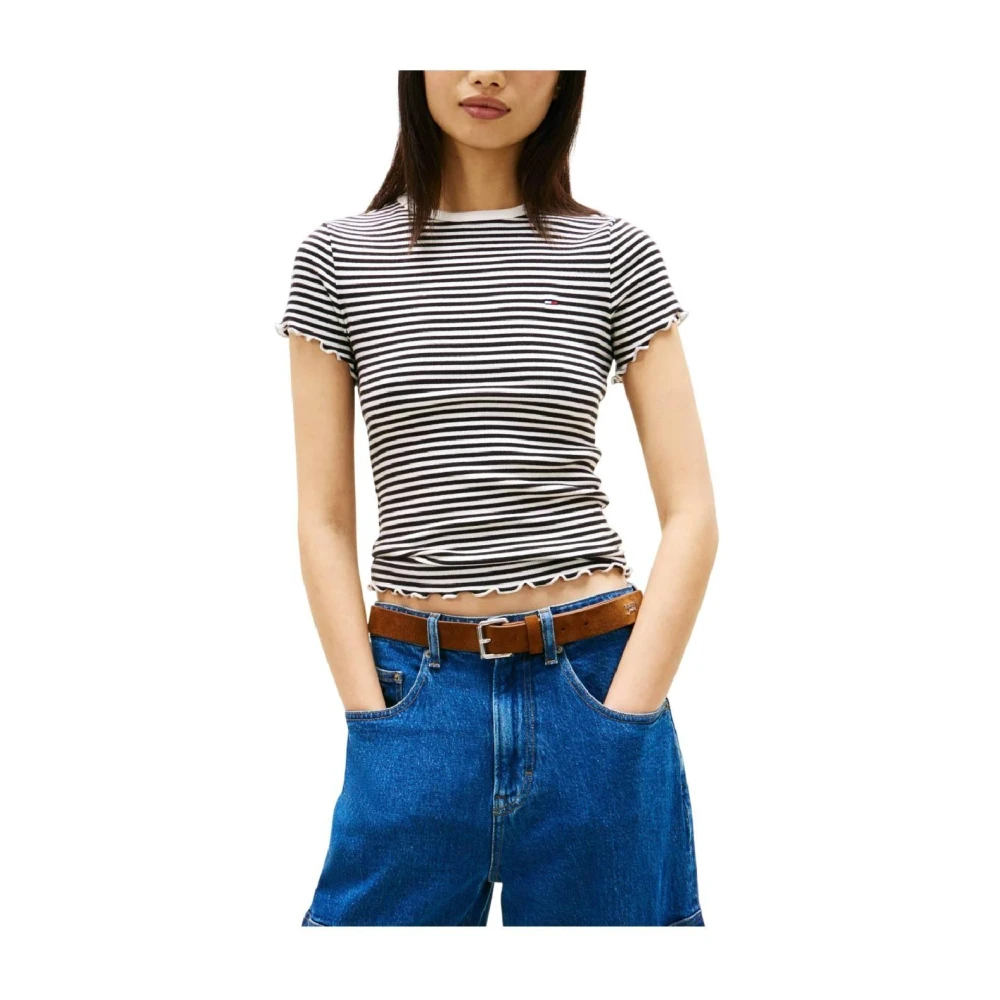 Tommy Hilfiger Women's Black T-Shirts - T-Shirts - M - Tops