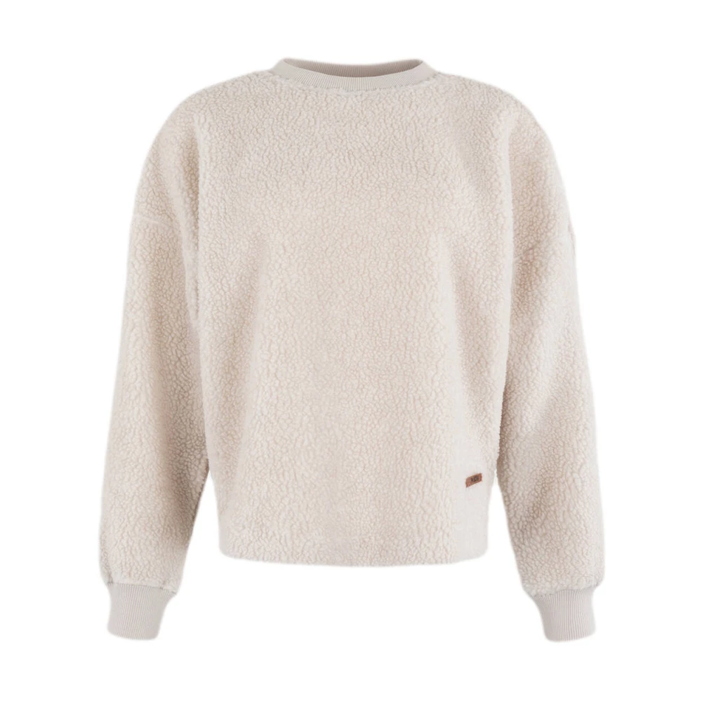 Moscow Teddy Sweatshirt Beige Dames