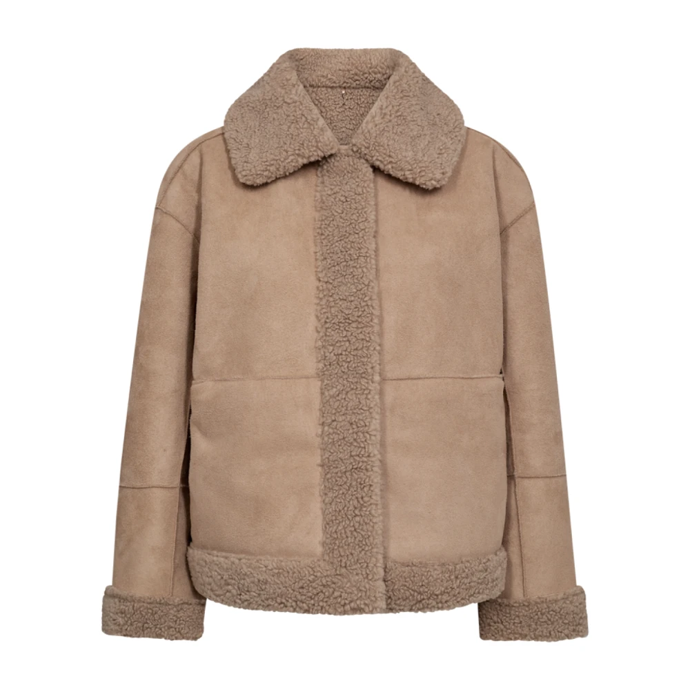 Freequent Beige Teddy Jas Beige Dames