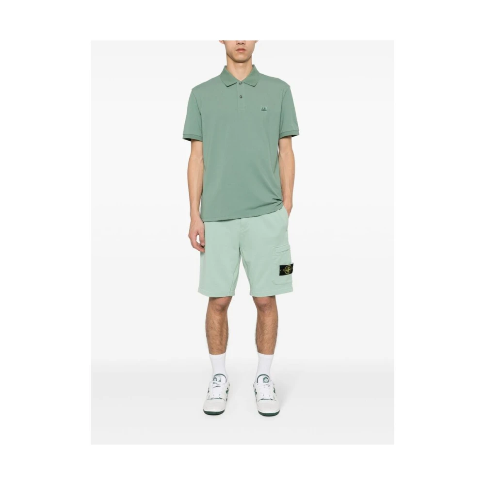 C.P. Company Groene Polo Kraag Trui Green Heren