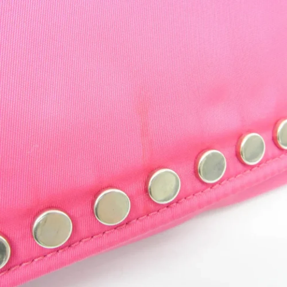 Prada Vintage Pre-owned Leather shoulder-bags Pink Dames