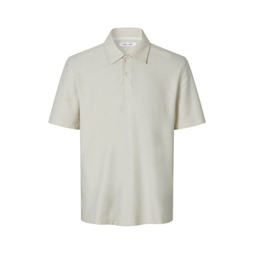 Samsøe Scandinavisch Poloshirt Beige Heren