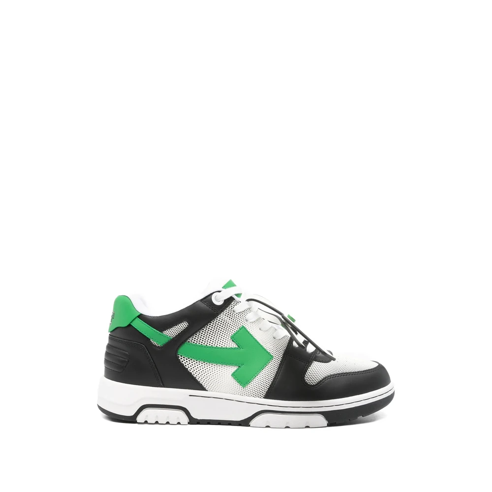 Off Lage Leren Sneakers Heren Schoenen Veelkleurig Multicolor