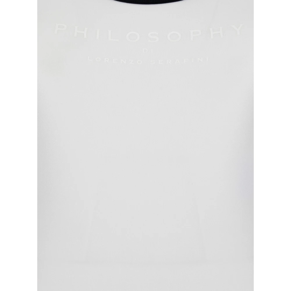 Philosophy di Lorenzo Serafini Witte zee kleding met gekruiste bandjes White Dames