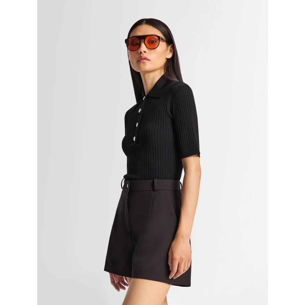 Fusalp Vera Poloshirt MET Korte Mouwen Black Dames