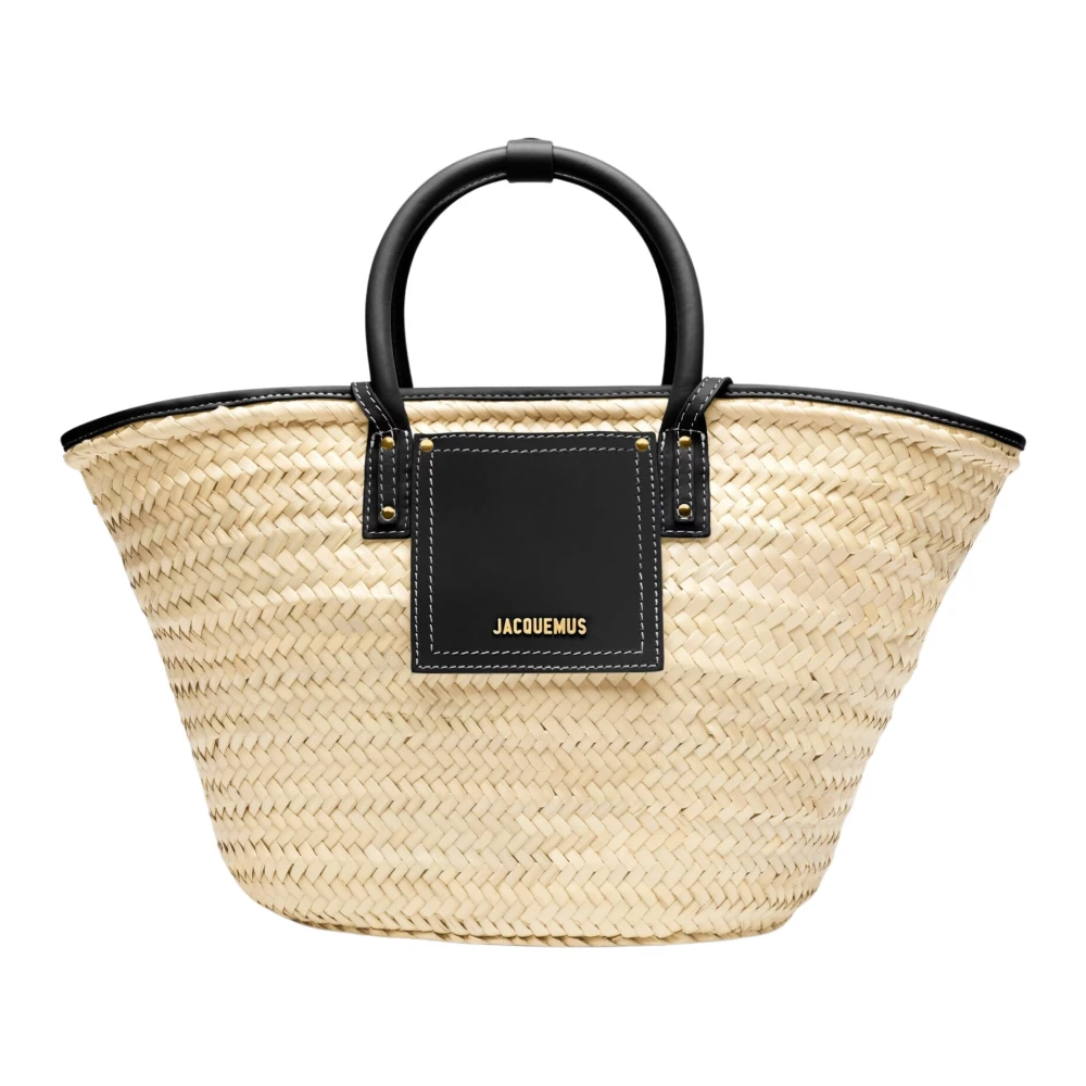 Jacquemus Soli Palm Tas Beige Dames