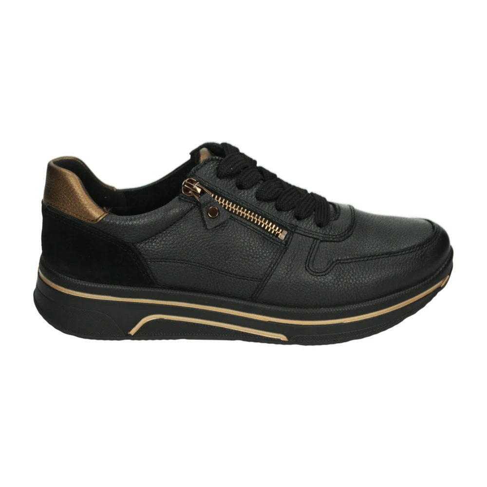 ara Sportieve lage damesschoenen Dames Schoenen Zwart