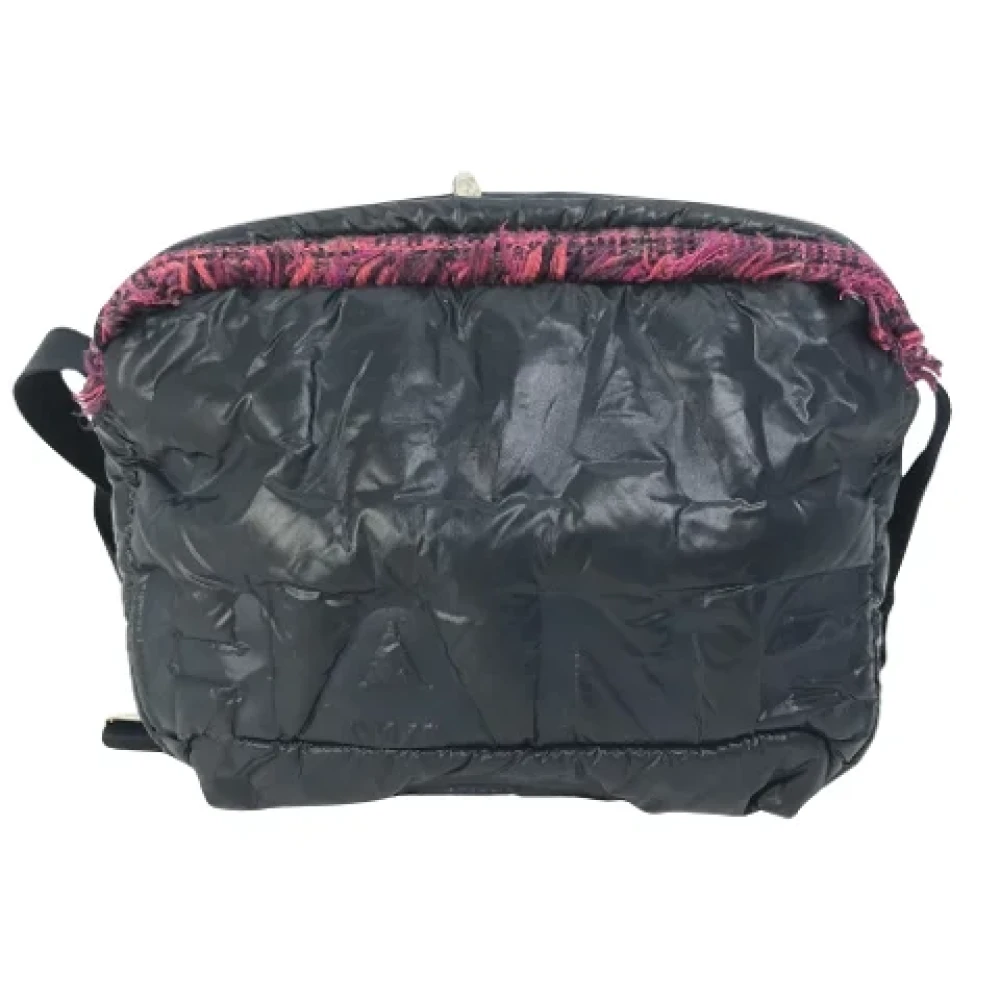 Chanel Vintage Pre-owned Fabric chanel-bags Black Dames