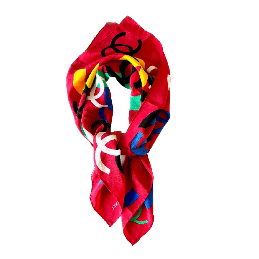 Pre-owned > Pre-owned Accessories > Pre-owned Scarves - - Chanel Vintage - Modalova