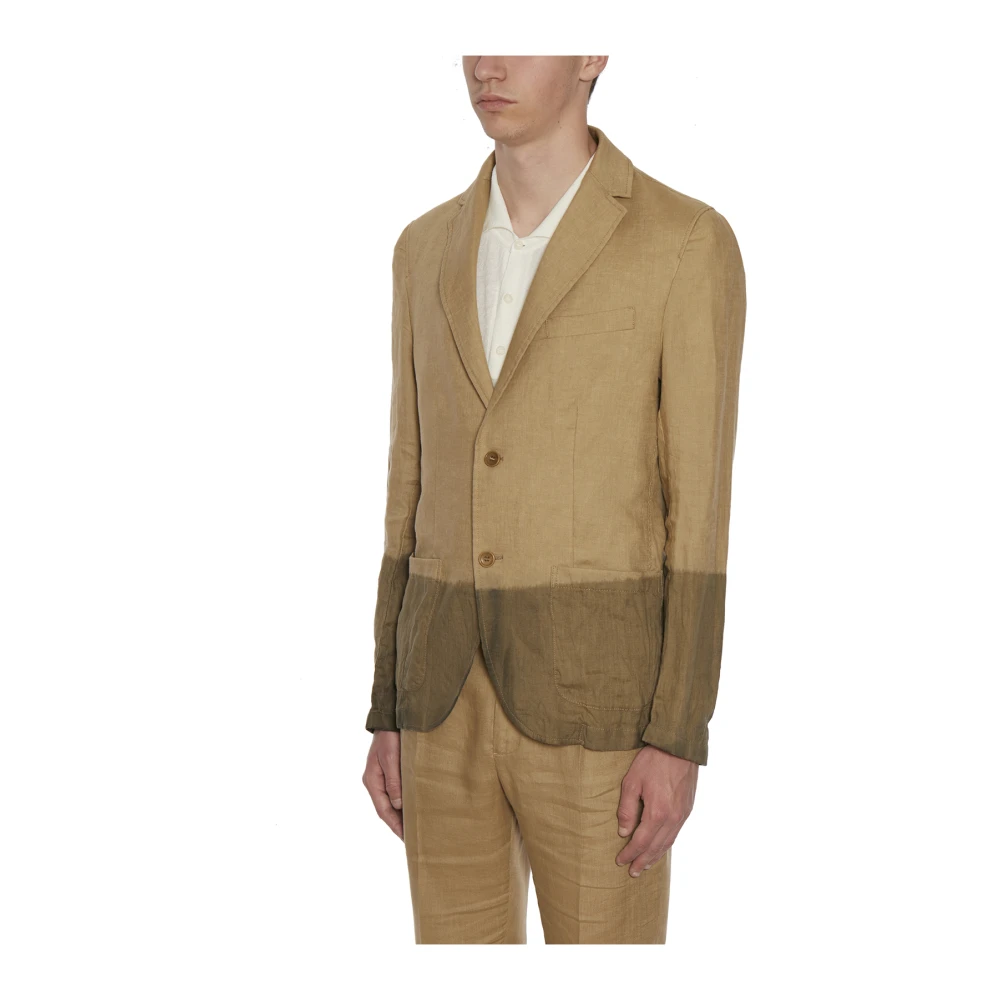 Daniele Alessandrini Verfijnde Formele Blazer Upgrade Brown Heren