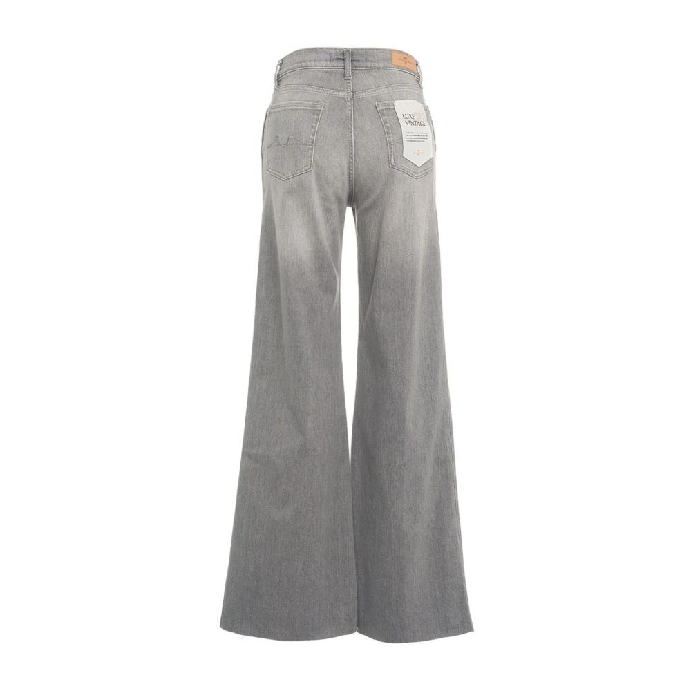 7 For All Mankind Grijze Jeans Aw24 Dameskleding Gray Dames