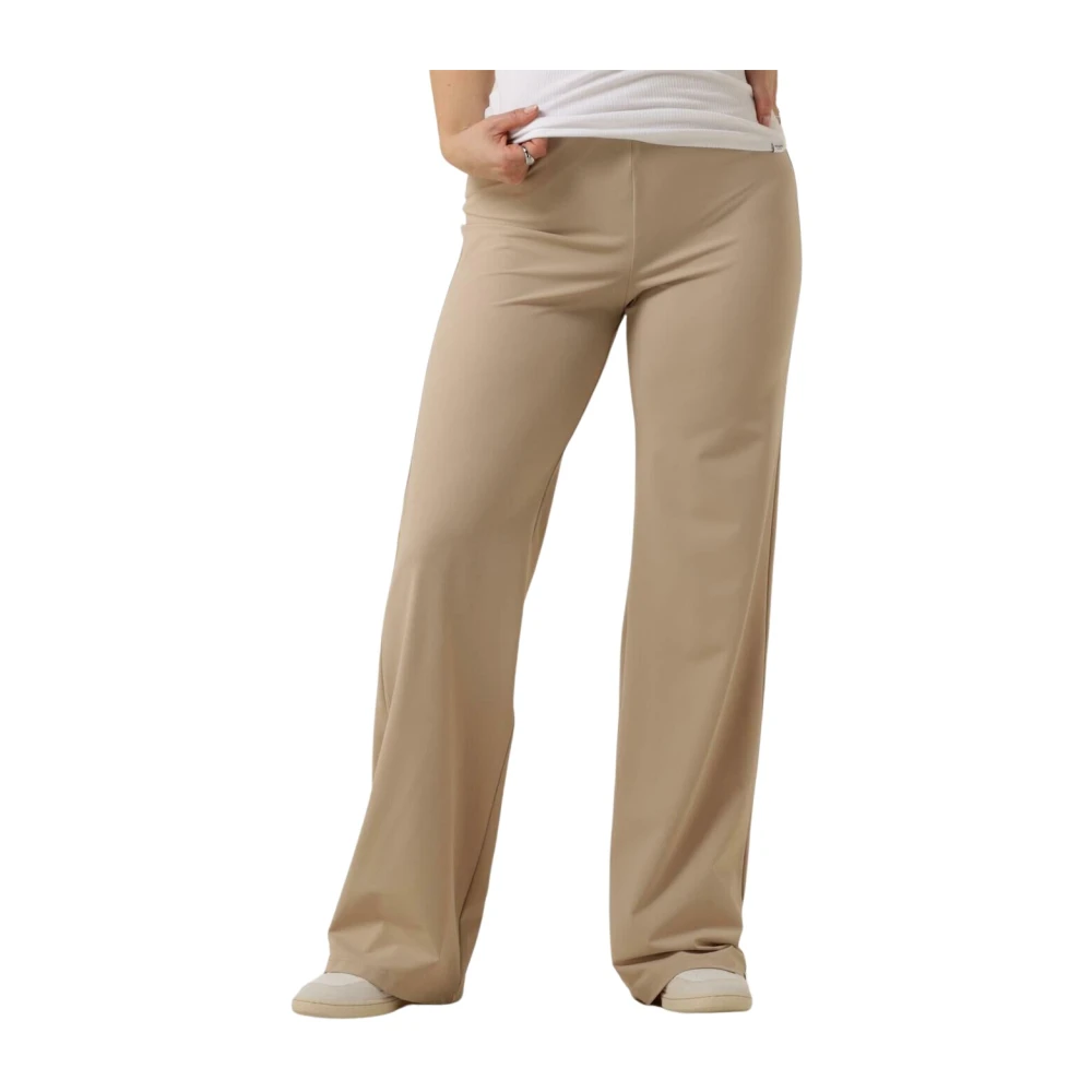 Penn&Ink N.Y Zand Trousers Stijlvol Trendy Look Beige Dames