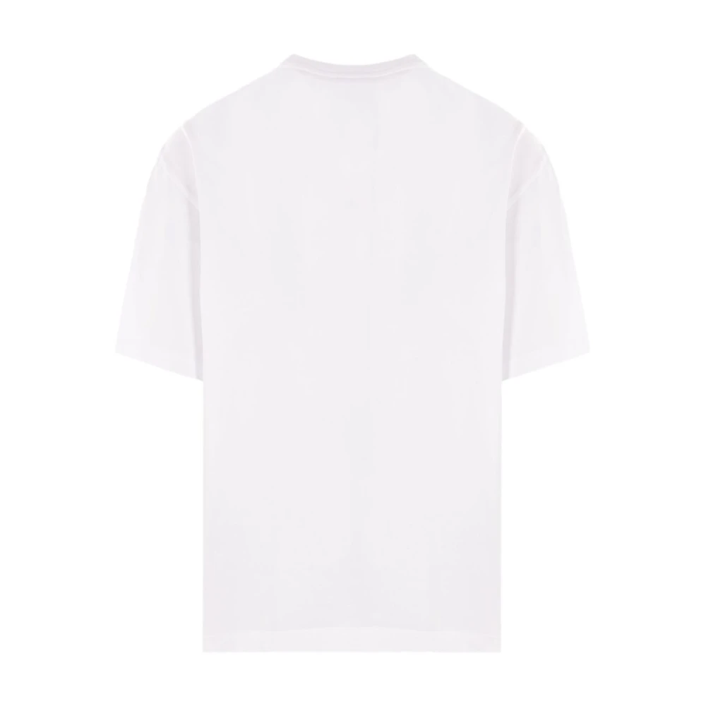Maison Kitsuné Witte T-shirts en Polos White Heren