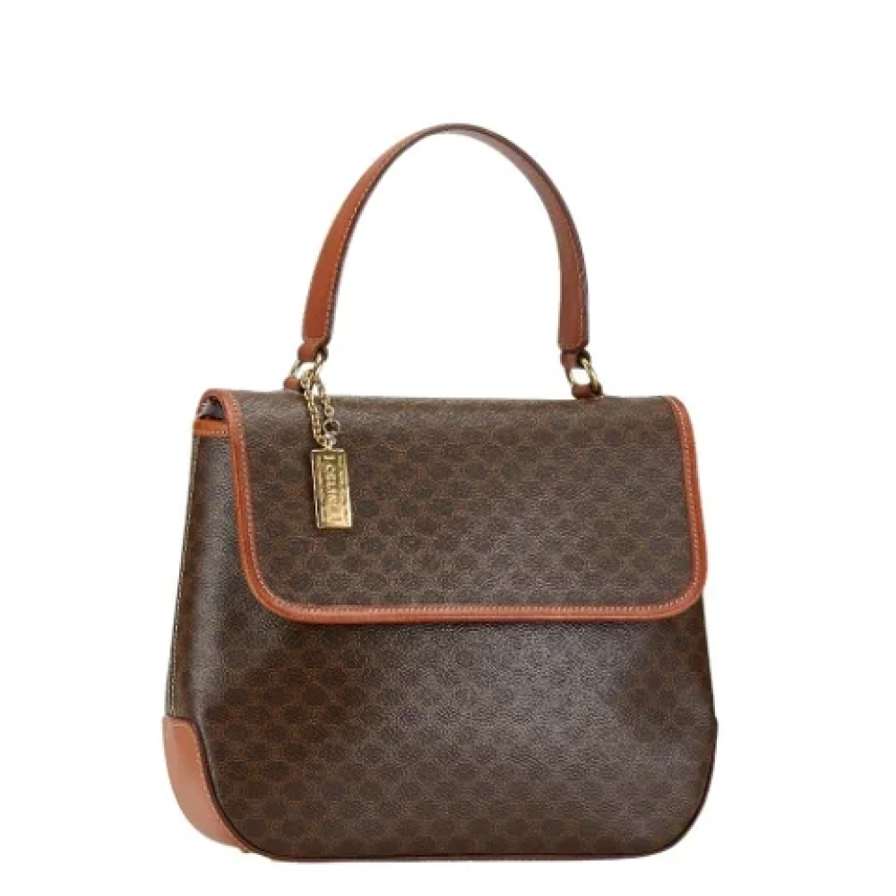 Celine Vintage Pre-owned Leather shoulder-bags Brown Dames