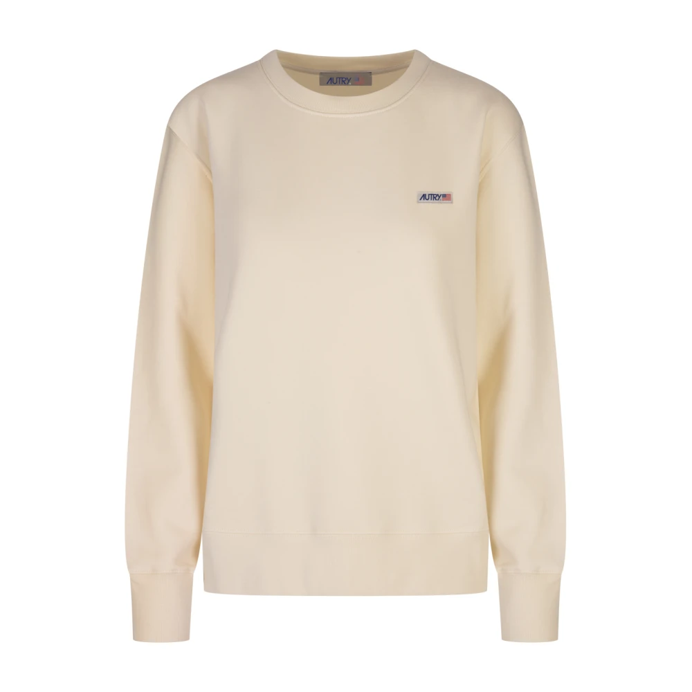 Hvit Crew Neck Sweater