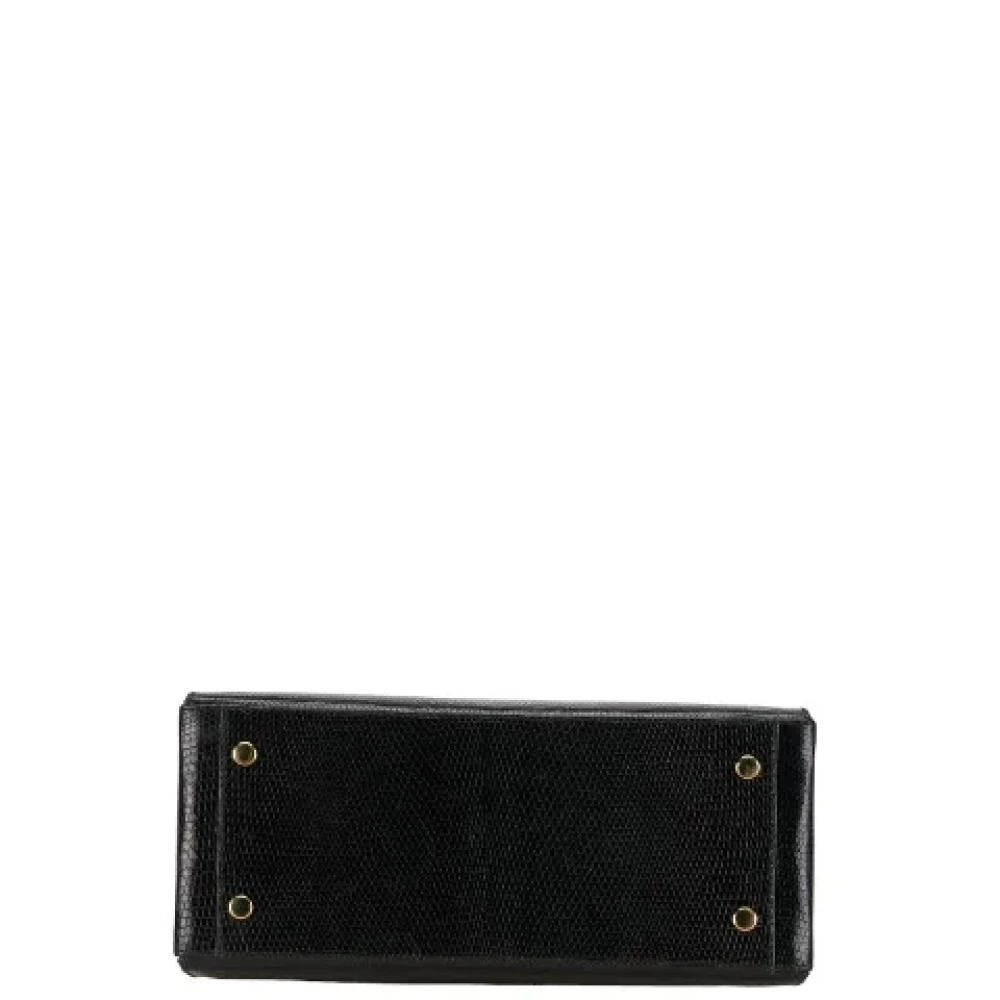 Salvatore Ferragamo Pre-owned Leather handbags Black Dames