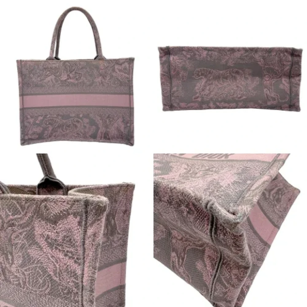 Dior Vintage Pre-owned Canvas totes Pink Dames