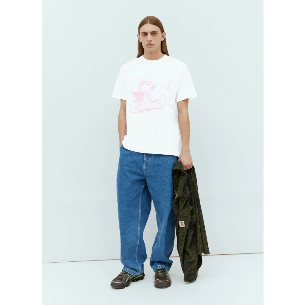 Carhartt WIP Grafische Print Katoenen T-shirt White Heren