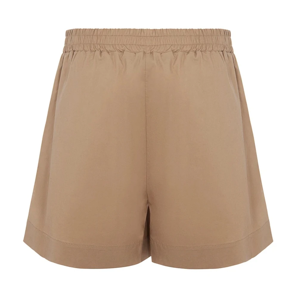 Akep Sand Casual Shorts Beige Dames