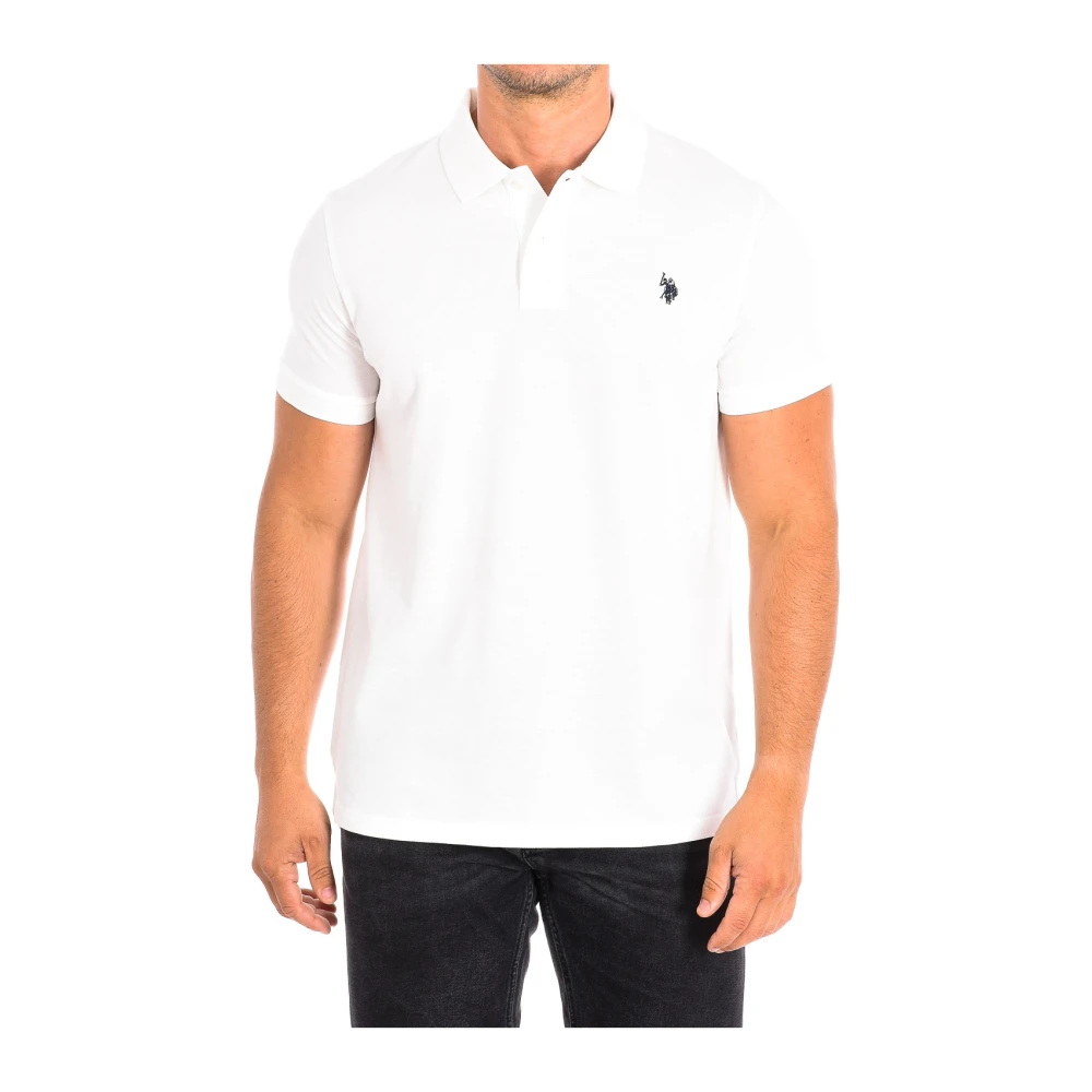 U.s. Polo Assn. Men's Fuchsia Short Sleeve Polo Shirt In