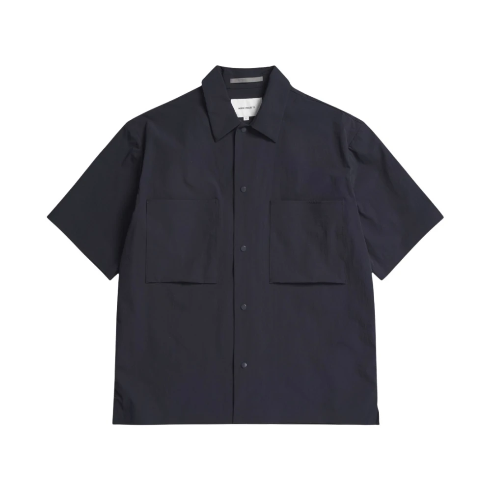Norse Projects Blauw Hermann Overhemd Model N40-0821 Blue Heren