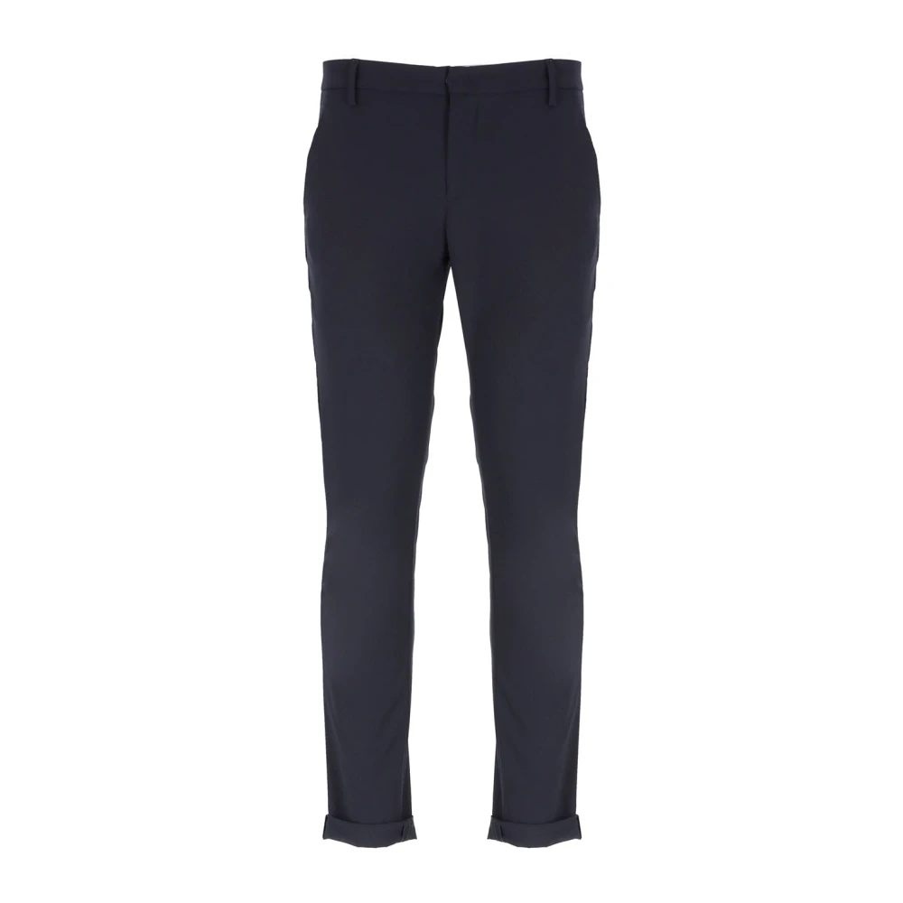 Dondup Mannelijk Blauw Broeken Heren, W31, Katoen, Stijlvolle Slim-Fit E Broek