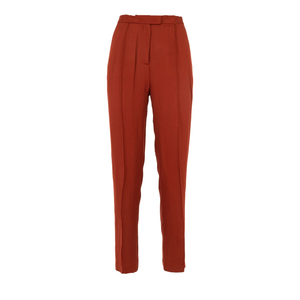 Manila Grace Elegante Palazzo Broek voor Vrouwen Brown Dames