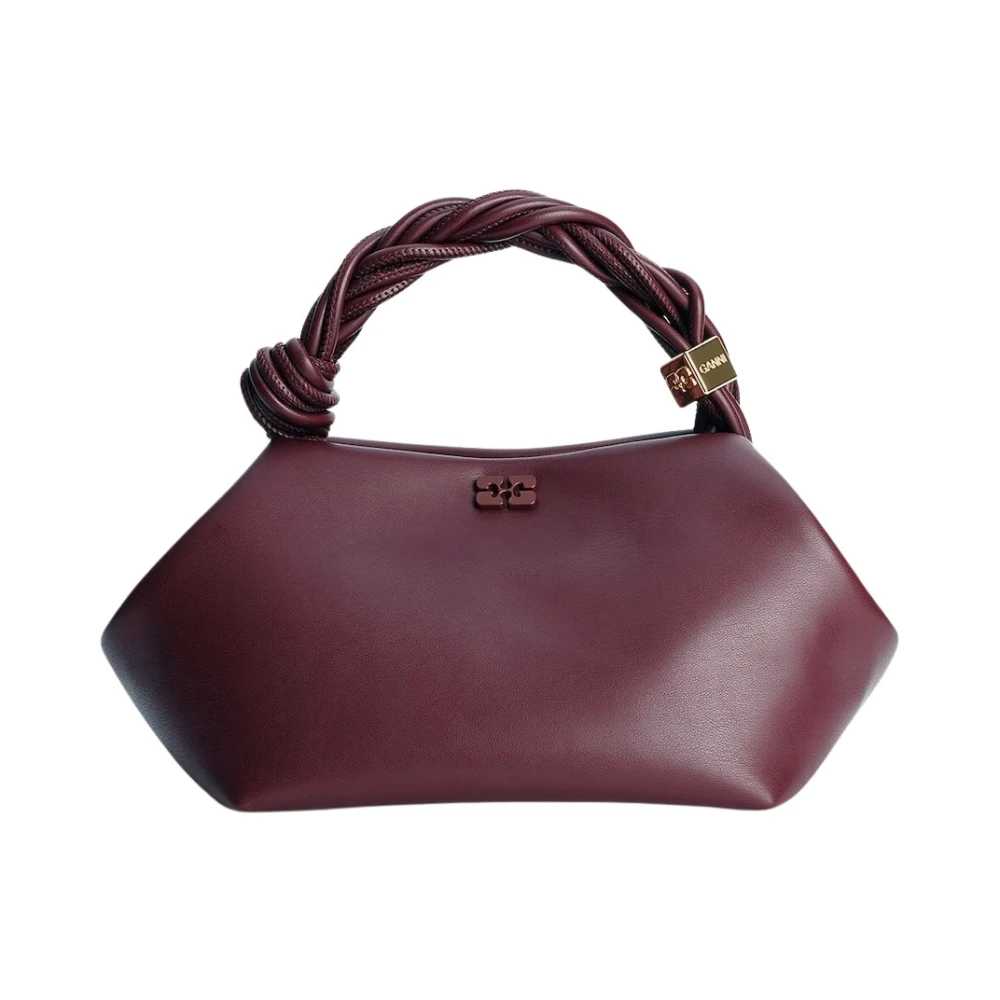 Ganni Red Small Bordeaux Crossbody Bag - Female - Handbags - One Size - Bags