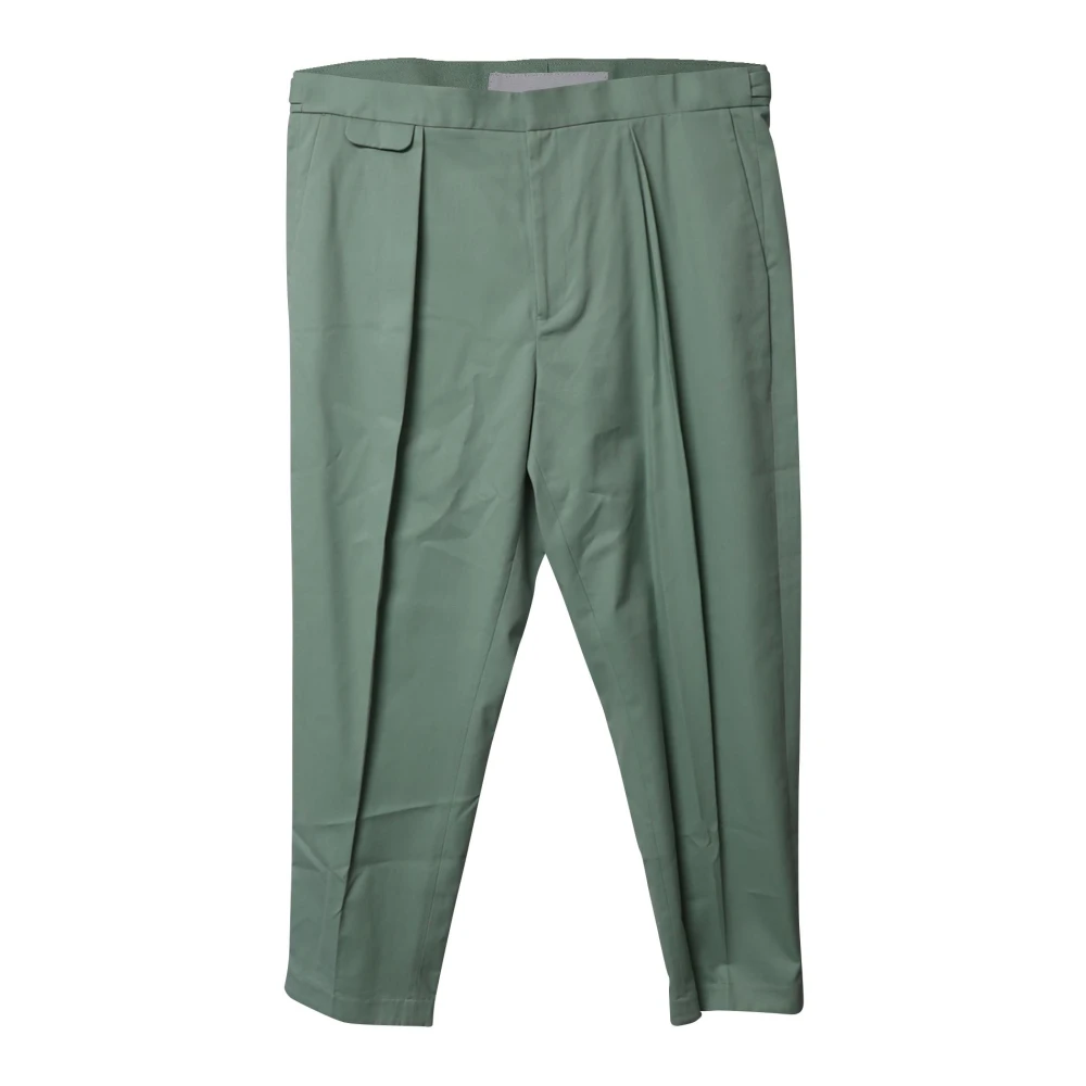 Equipment Groene Relaxte Broek in Lyocell Green Heren